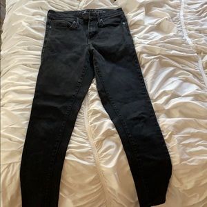 High rise Black skinny jeans